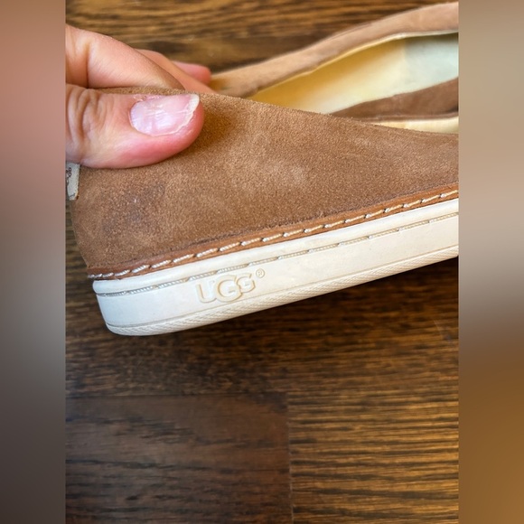 Like New UGGS Kammi Suede Slip-On Comfort Sneakers Flat - Picture 5 of 9